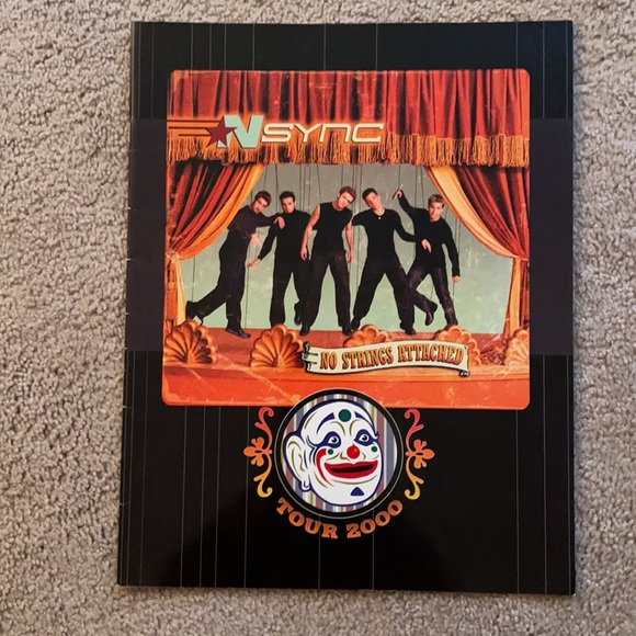 nsync concert tour book 2000
